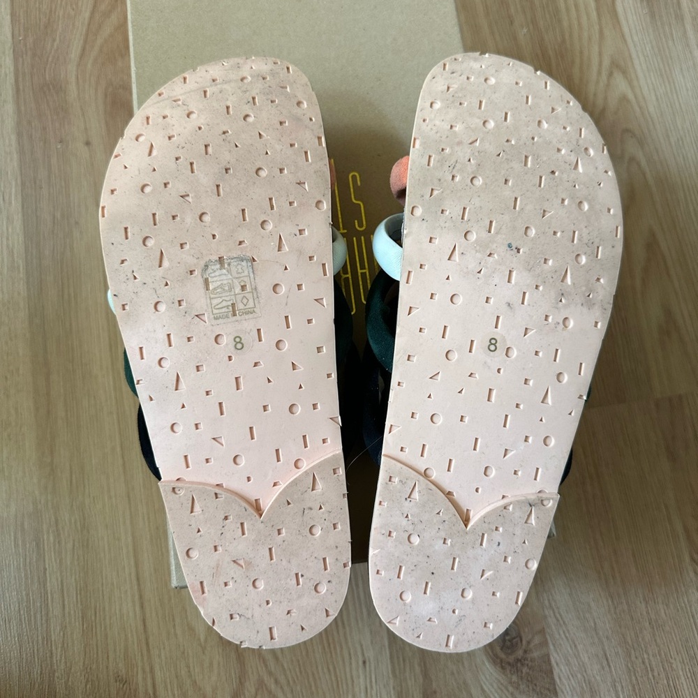 Charlotte Stone Stylish Multicolor Gloria Slide Sandals - Picture 9 of 10